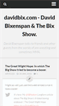 Mobile Screenshot of davidbix.com