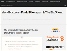 Tablet Screenshot of davidbix.com